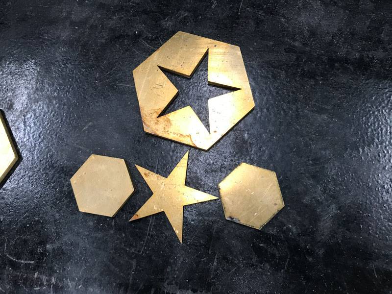 Özel Ölçü Pirinç Lazer Kesim